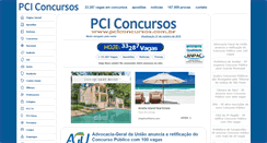 Desktop Screenshot of pciconcursos.com.br